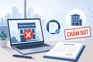 chấm dứt hoạt động văn phòng đại diện