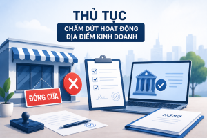 thủ tục chấm dứt hoạt động địa điểm kinh doanh