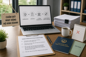 Chấm dứt hoạt động hộ kinh doanh