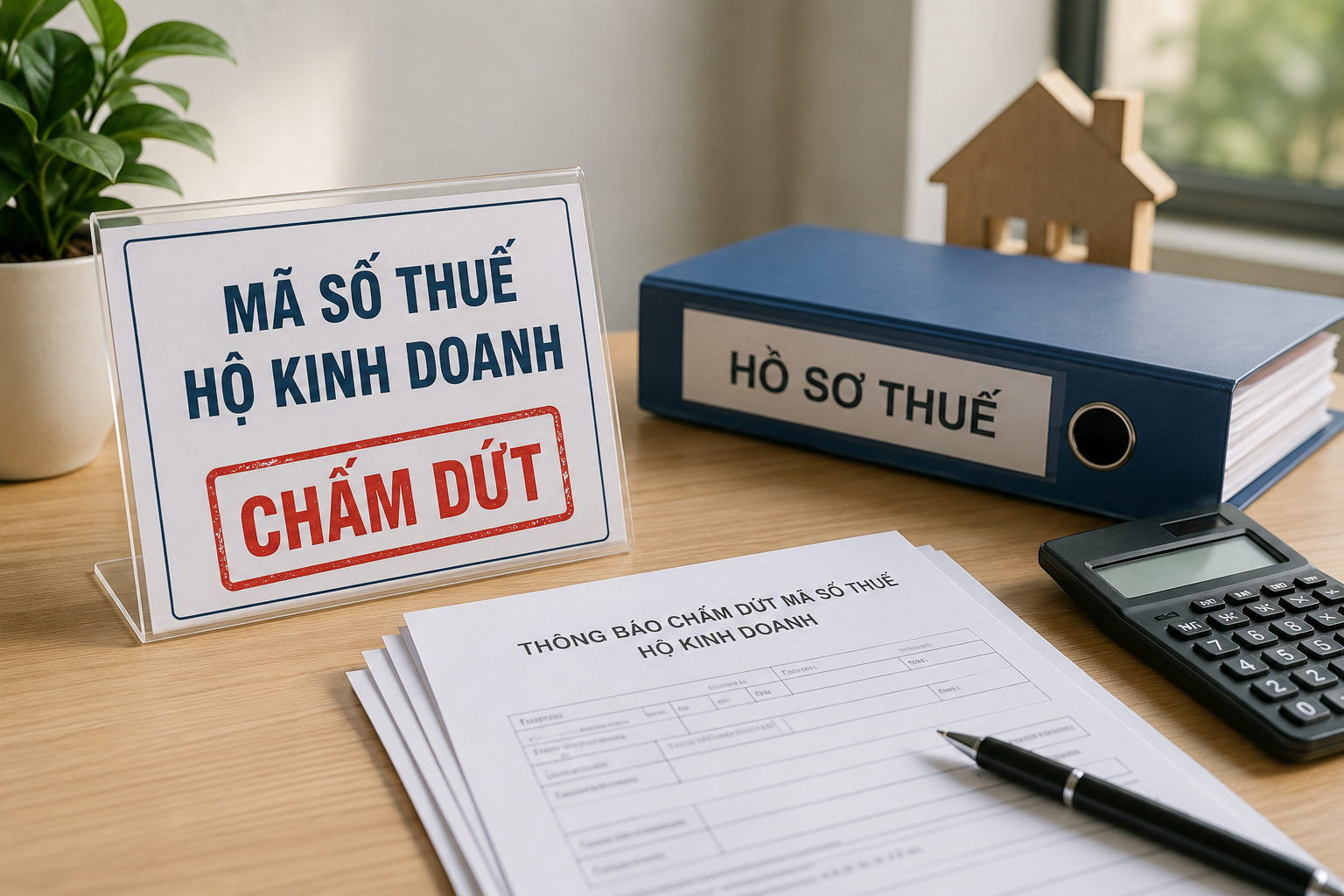 chấm dứt mã số thuế của hộ kinh doanh
