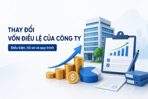 thay đổi vốn điều lệ của công ty