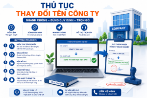 Thủ tục thay đổi tên công ty và 05 lưu ý quan trọng