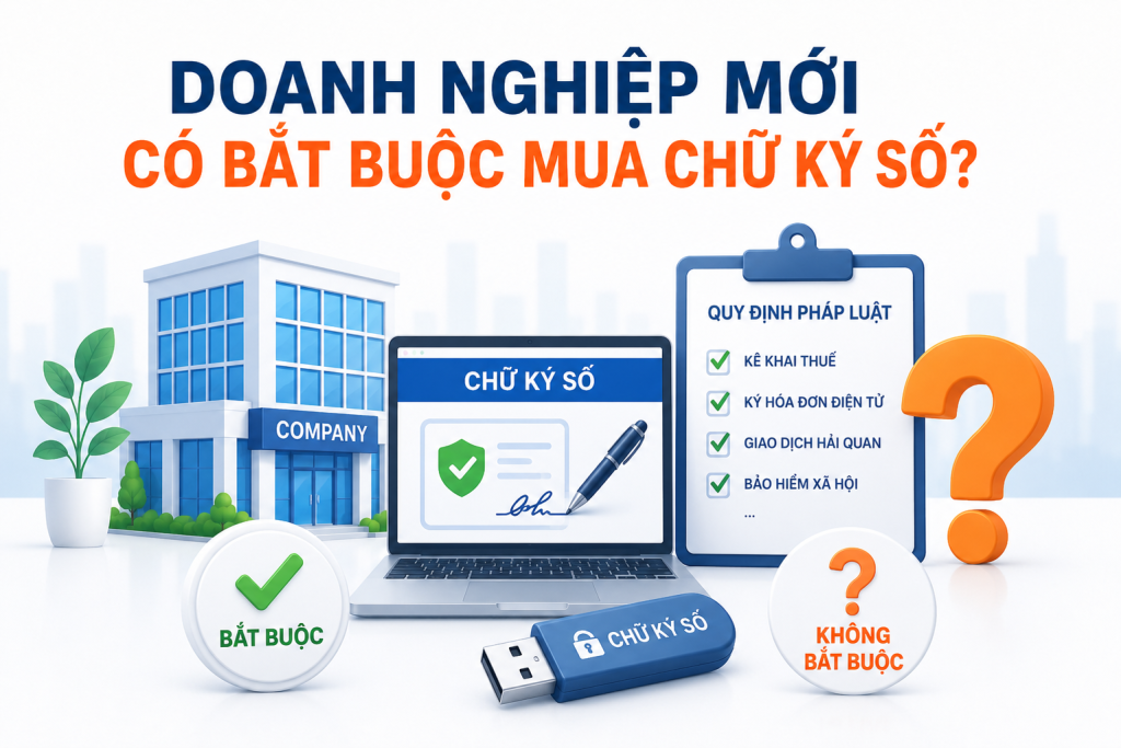 Doanh Nghiệp Mới Có Bắt Buộc Mua Chữ Ký Số?
