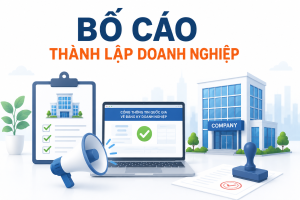 bố cáo thành lập doanh nghiệp