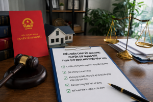 Điều kiện chuyển nhượng quyền sử dụng đất theo quy định mới nhất năm 2026